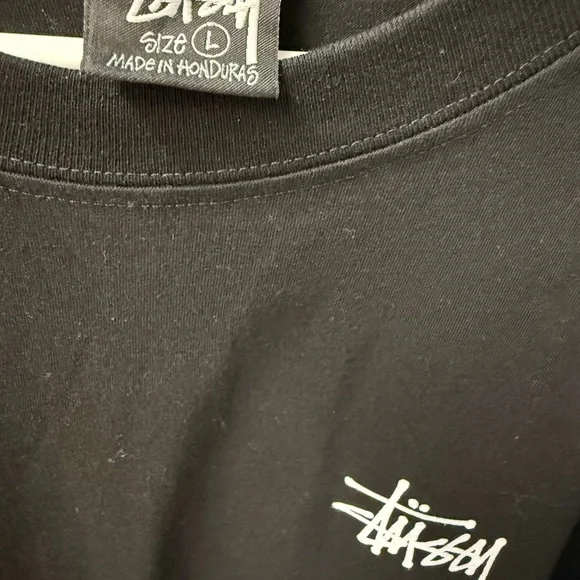 Stussy Black Short Sleeve Tee-like new - Picture 3 of 4